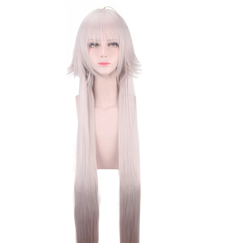 

Fate/Grand Orde FGO Jeanne D Arc Alter Joan Of Arc Light Purple Heat Resistant Cosplay Costume Wig + Wig Cap
