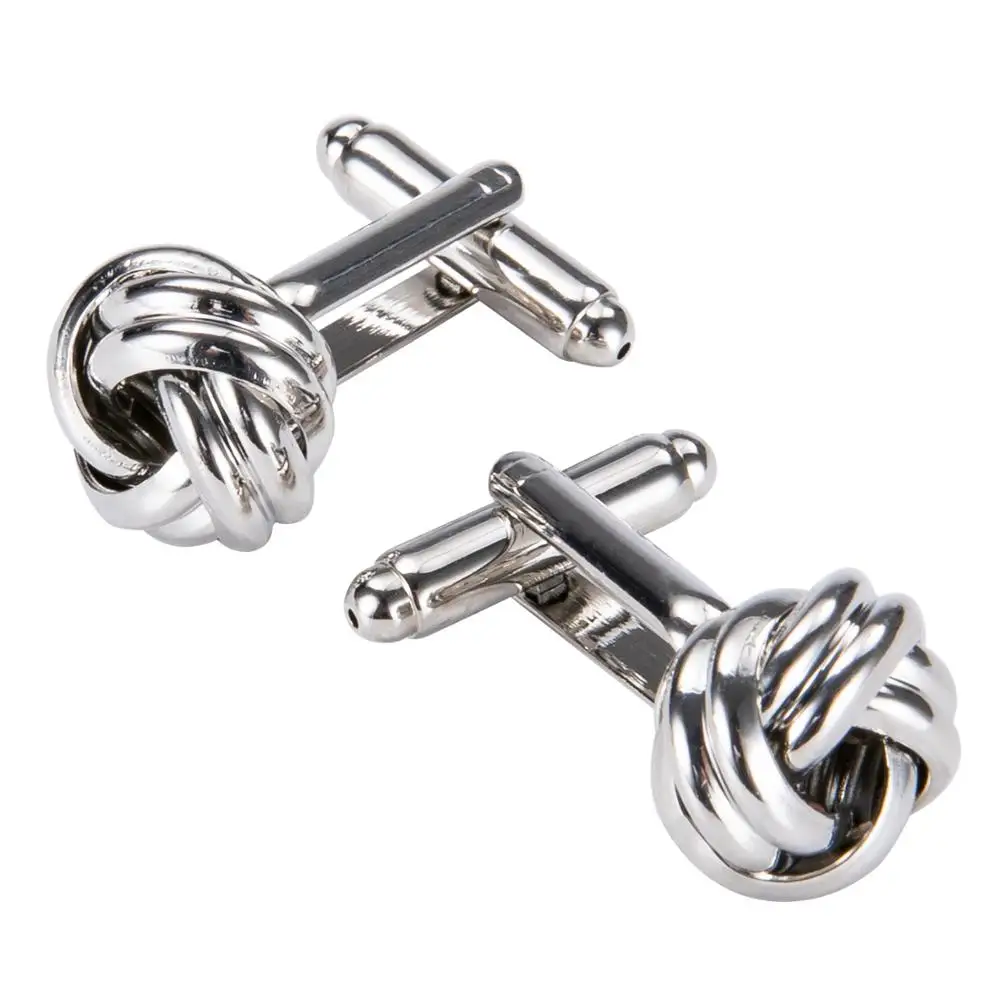 Модные Серебристые запонки зажим для галстука булавка мужчин подарок
