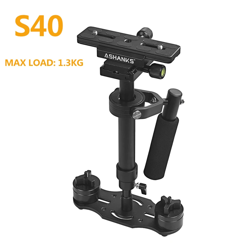 S40 40CM Ручной стабилизатор Steadycam для Steadicam Canon Nikon GoPro AEE DSLR видеокамера LY08 - Цвет: Белый