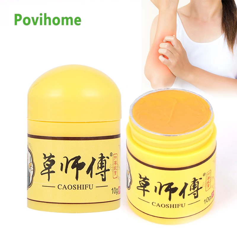

10g Antipruritic Antibacterial Cream Natural Herbal Extracts Anti-itch Ointment Eczema Psoriasis Relief Itching Skin Plaster