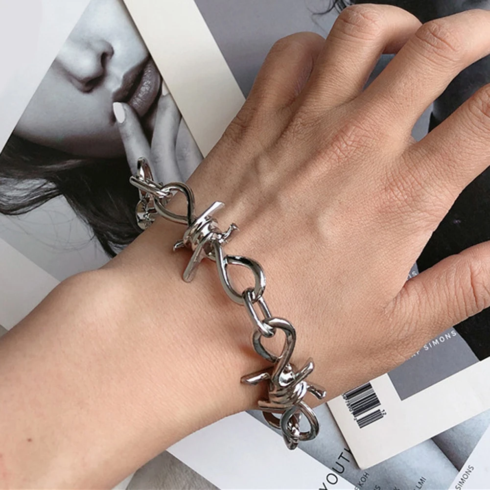 Мужская и женская цепочка унисекс с шипами ручной работы Массивное колье-чокер