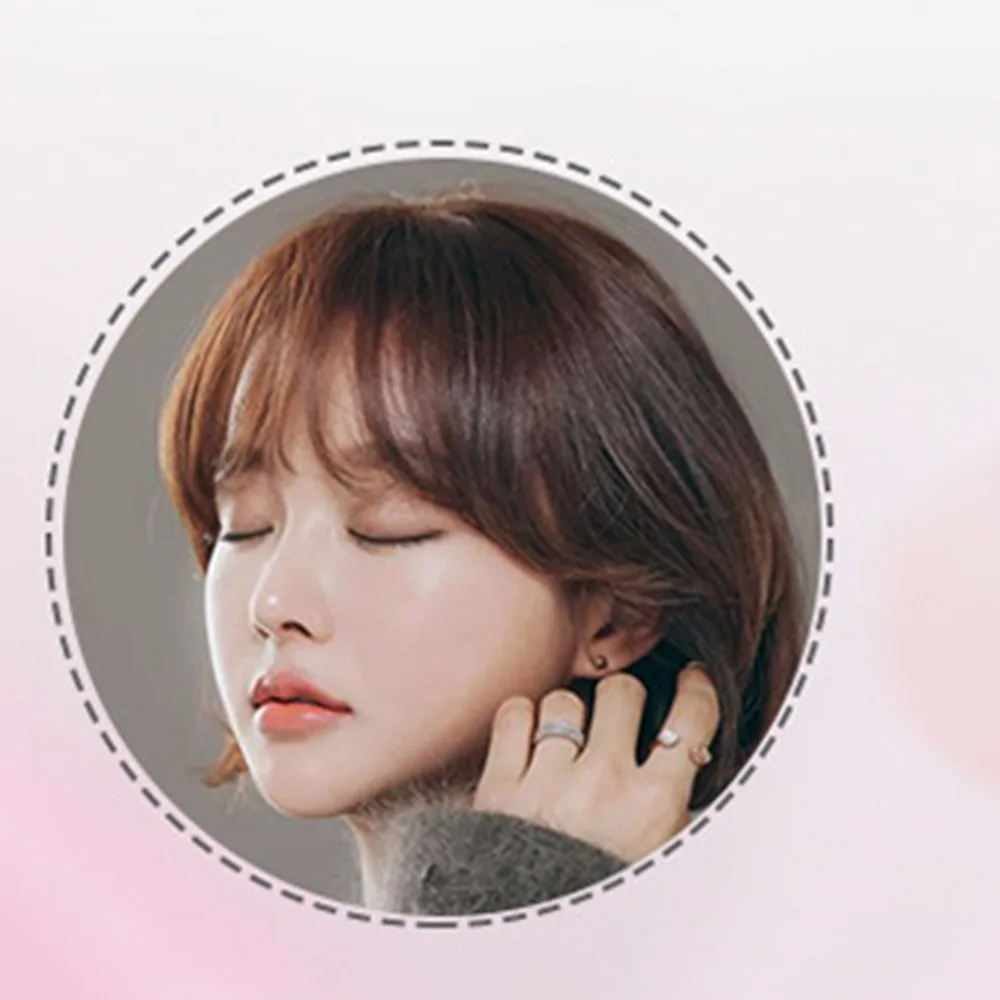 Новинка модный кудрявый артефакт Корейская версия пневматические челки завитки