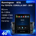 Автомобильное радио, мультимедийный видеоплеер, GPS-навигатор, RDS, без dvd, 9,7 дюйма, Android 10,1 для TOYOTA COROLLA 2007 - 2012