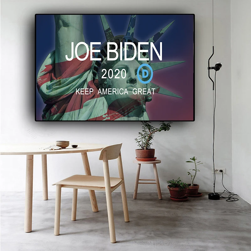 Плакат американский вице президент Джо den Ен Картина на холсте стеновое