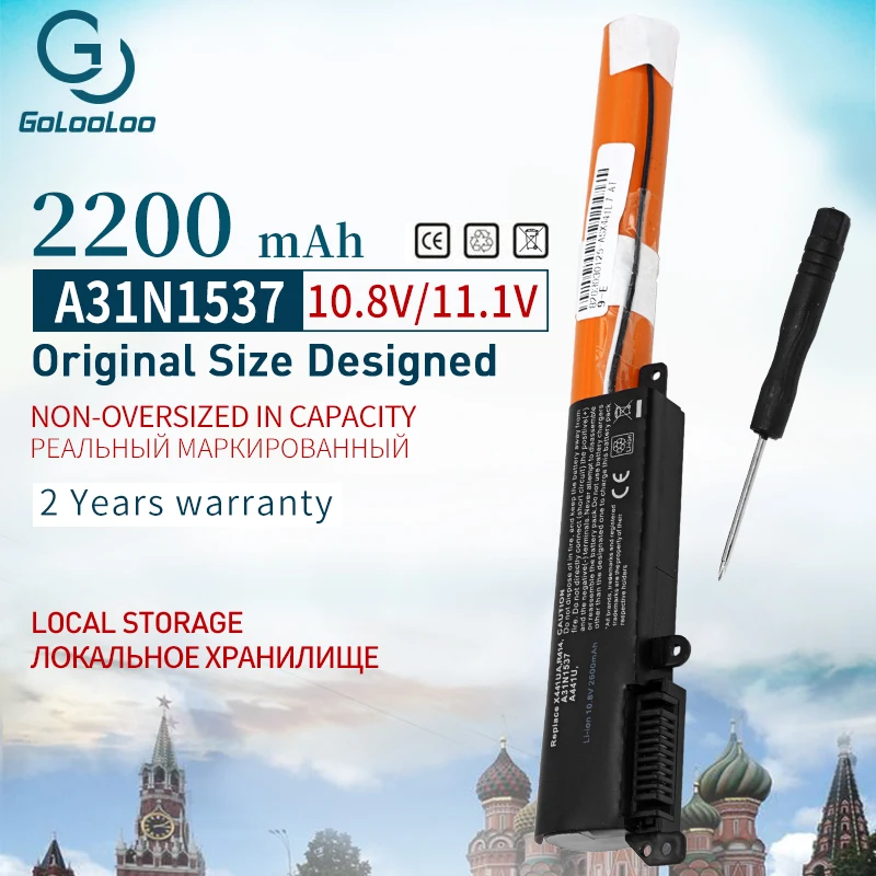 Gololoo 10 8 В 2200 мАч аккумулятор для ноутбука A31N1537 ASUS VivoBook Max X441 X441SC X441UA X441UV Series 0B110