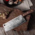 Кованый кухонный нож шеф-повара, профессиональные измельченные ножи для мяса, овощей, острые ножи накири, мясницкие ножи, кухонные аксессуары