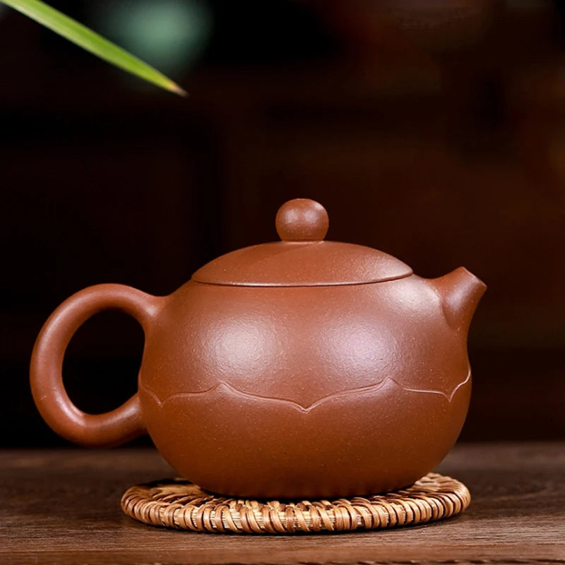 Чайный набор из исинской глины 6 76 унции Фиолетовый Глиняный чайник с рисунком