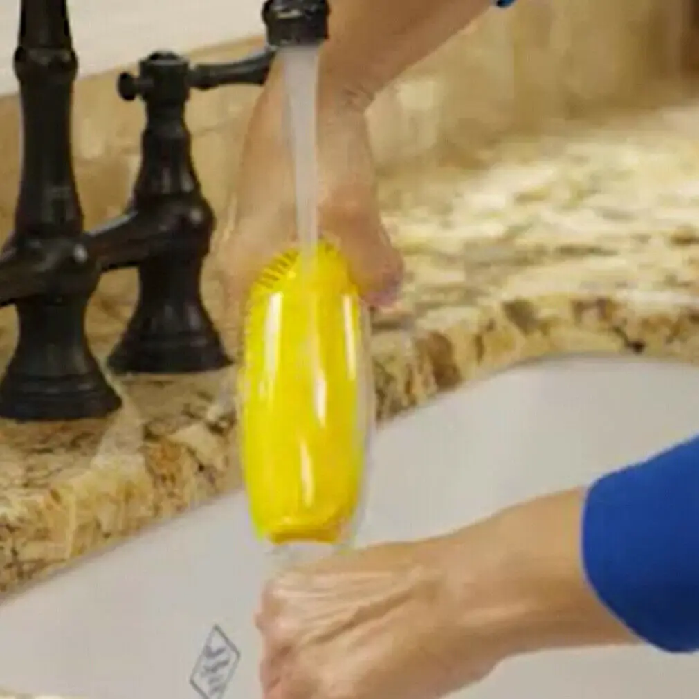 Щетка для мытья кухни силиконовая щетка посуды фруктов овощей тарелок щетки