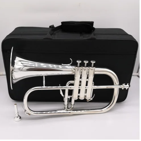 Музыка Fancier клуб профессиональный Япония flugelhorn 8315GS посеребренный с чехол для