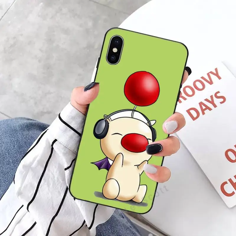 

Final Fantasy Moogle Phone Case for iPhone 11 12 mini pro XS MAX 8 7 6 6S Plus X 5S SE 2020 XR
