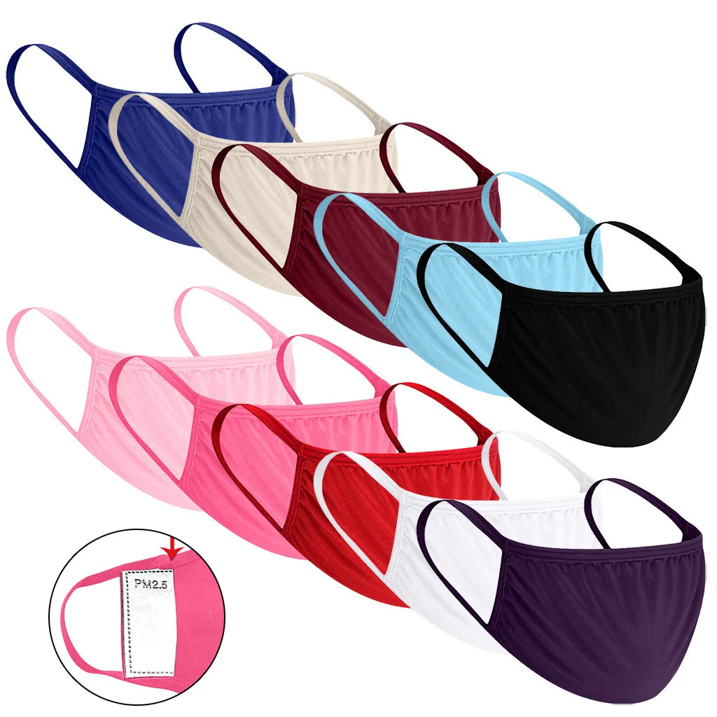 

10pcs Fashion Print Breathable Print Washable Face Mask Cotton Mouth Face Cover Reusable Sport Bike Dropship Mascarilla