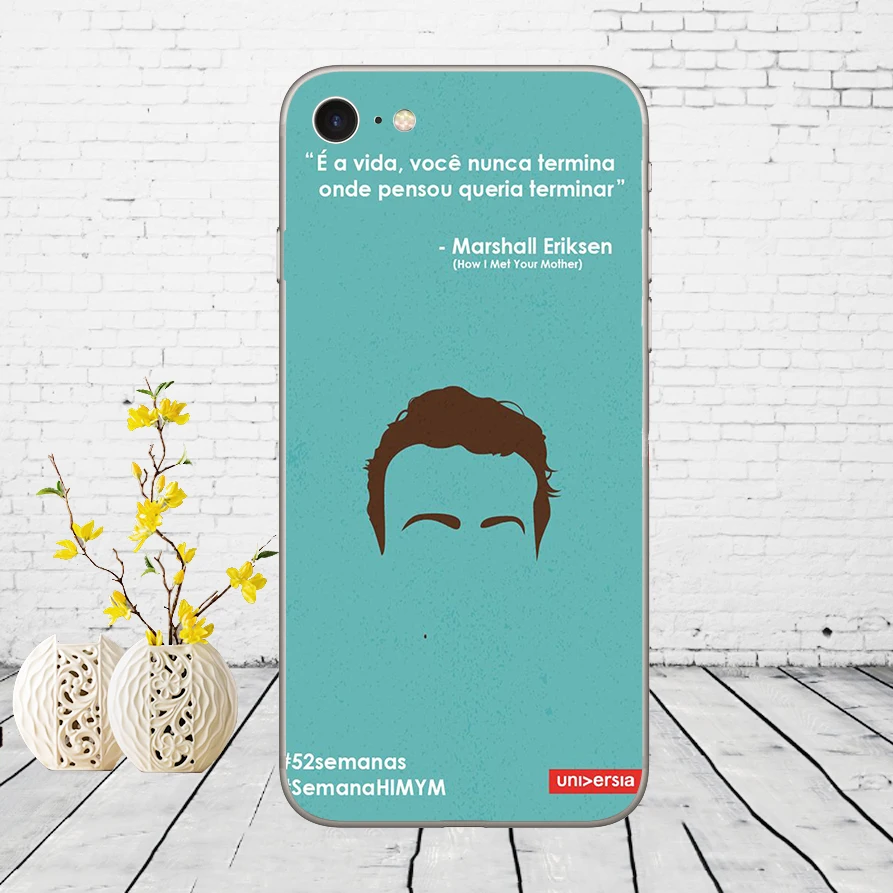 121DD how i met your mother himym quotes Мягкий силиконовый чехол для iPhone 5 5S SE 6 6s 8 plus 7 7 Plus X XS SR MAX чехол - Цвет: 7