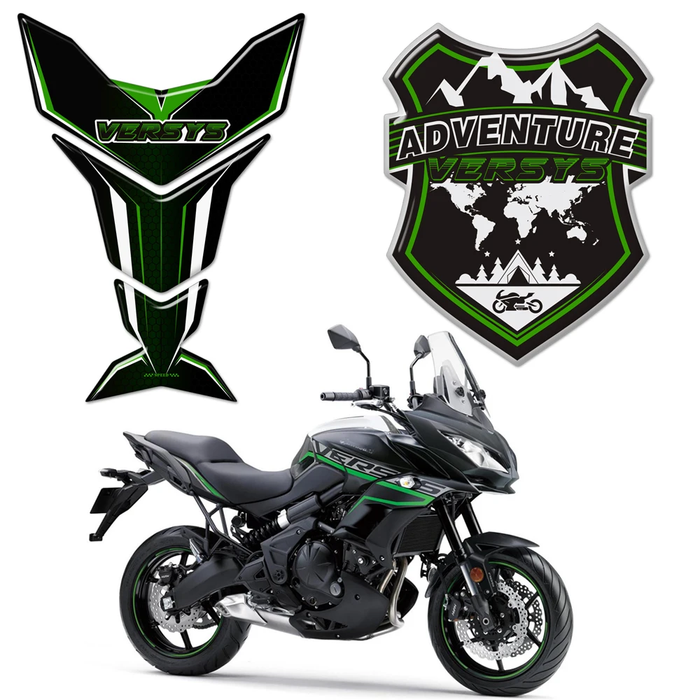 Защитные наклейки на шлем VERSYS для Kawasaki 300 400 650 1000 Adventure VERSYS-X 250 алюминиевый чехол