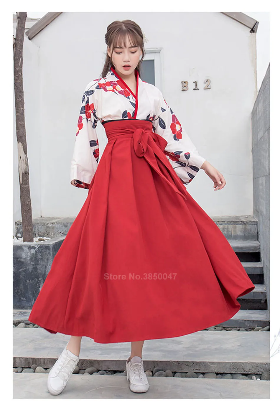 Китайское платье Hanfu, традиционный костюм, длинное платье с цветочным рисунком, древнее народное Новогоднее платье для женщин, косплей на Хэллоуин, новогодние вечерние платья