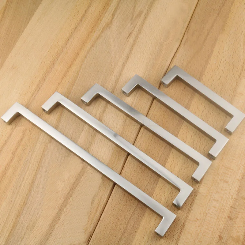 KK & FING 1 шт. американские ЩЕТОЧНЫЕ ручки для мебели из цинкового сплава прямые