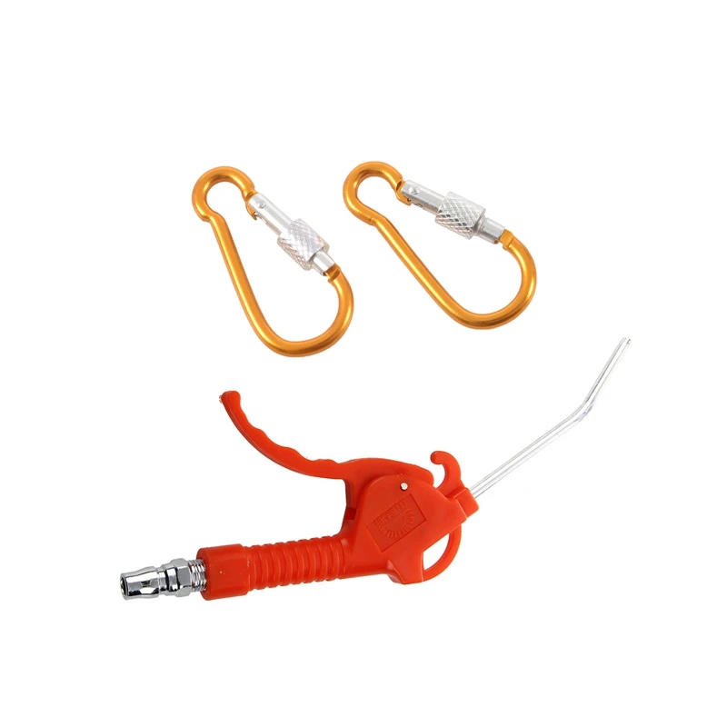 1 ручка-пистолет для чистки и 2 алюминиевых регулирующих винта с карабином длиной