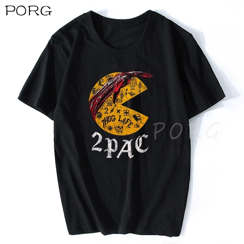 2pac Tupac Shakur R.I.P Casual Street Wear Mens Fashion Hiphop Rap Cool T-shirt Short Sleeve Cotton Tee Top Vintage T Shirt