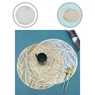 Нескользящий экологически чистый круглый коврик в европейском стиле для кафе