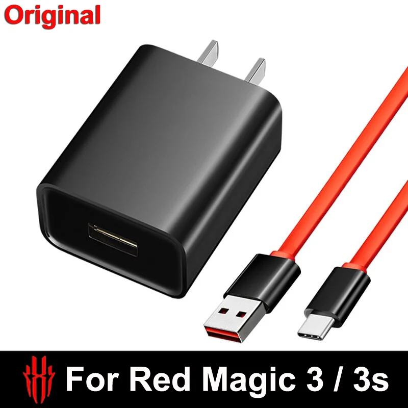 Для ZTE Nubia Red Magic 3 NX629J USB Dual Тип C 27 Вт PD3.0 быстрой зарядки Зарядное устройство кабель