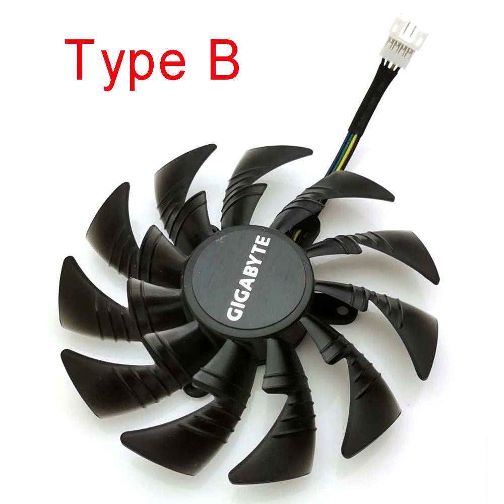 Вентилятор для графической карты Gigabyte GTX1080TI RTX2060 RTX2070 RTX2080 AORUS|Кулеры и системы