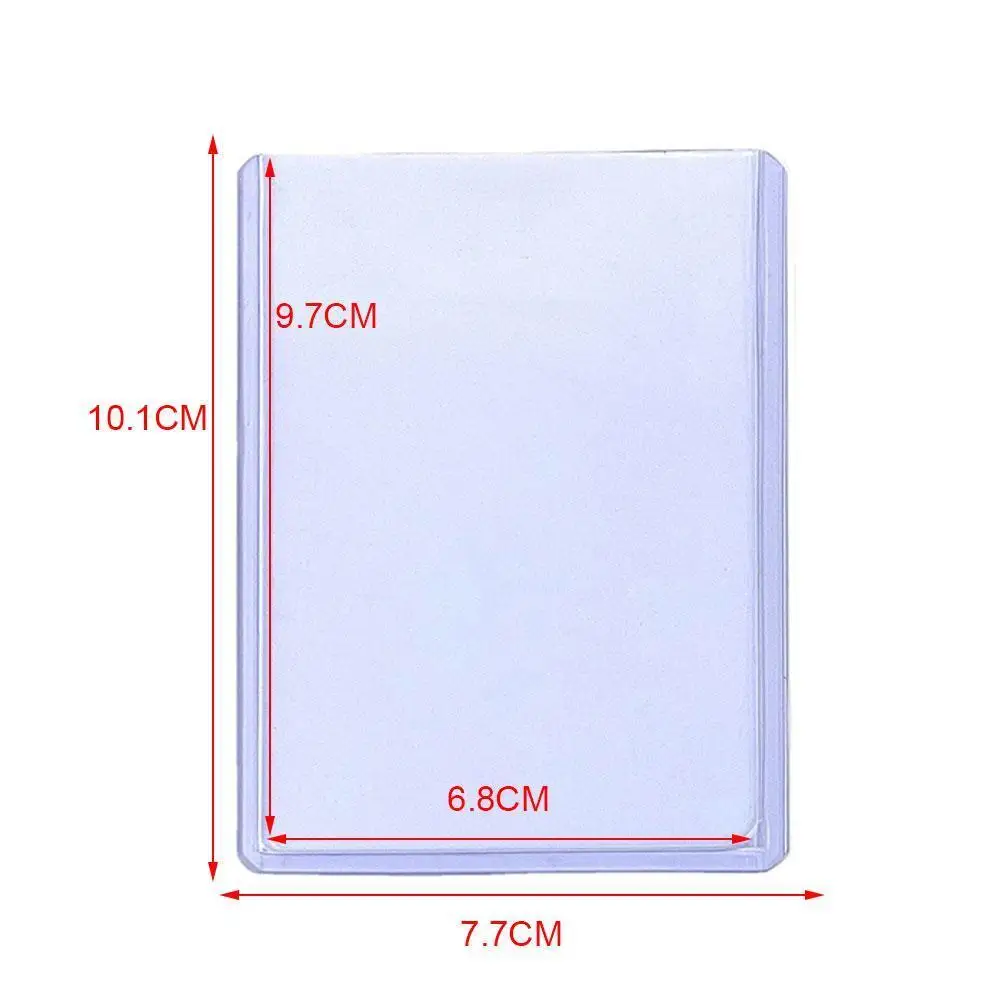 

25pcs Game Cards Protector Football Sports Card Sleeves Protective Card Collection Business Transparent Bag Card Double-sid A0D6