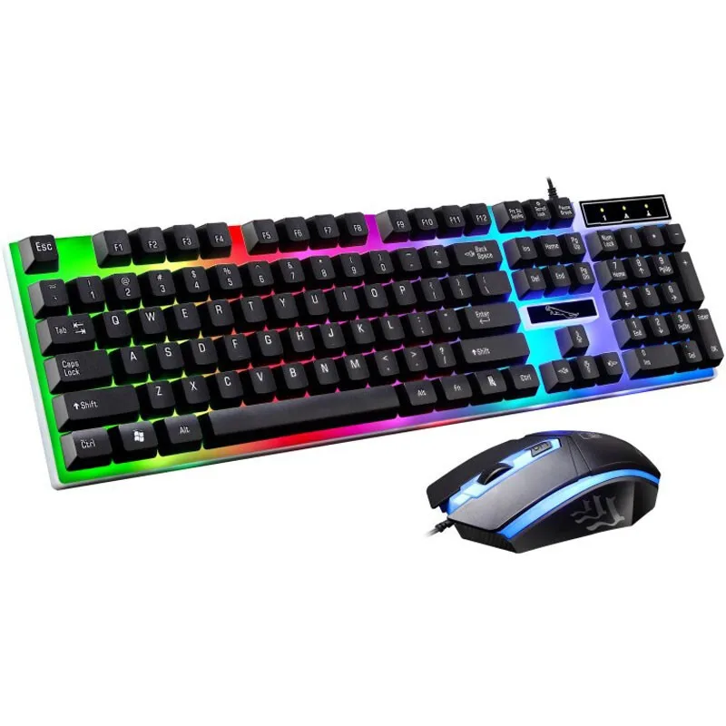 

FOR G21 wired USB luminous keyboard suits computer mechanical hand sense backlight keyboard mouse set wholesale