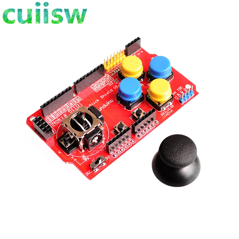 5PCS Gamepads JoyStick Keypad Shield PS2 for arduino nRF24L01 Nk 5110 LCD I2C | Электронные компоненты и