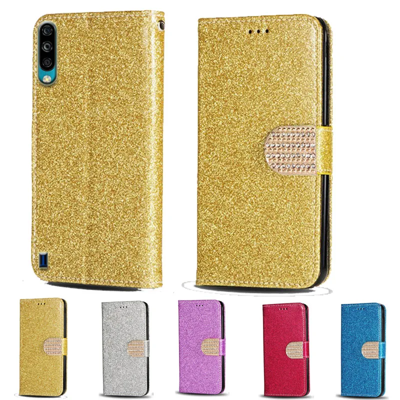

Luxury Glitter Diamond Flip Leather Wallet Phone Case For ZTE Blade A7 2020 Stand function Phone cover card slot