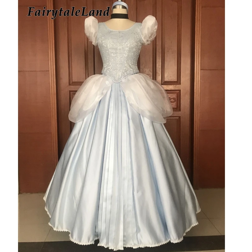 

Adult Women Fancy Carnival Halloween Costume Cosplay Princess Wedding Party Gown High Quality Evening Dress Birthday Clothing