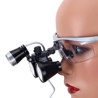 viplink eu plug 3 5x magnification binocular dental loupe surgery surgical magnifier with headlight led light