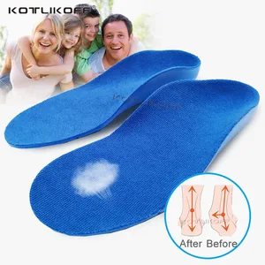 Детские ортопедические стельки KOTLIKOFF, коррекция плоскостопия, супинатор OX, поддержка вальгусной деформации стопы