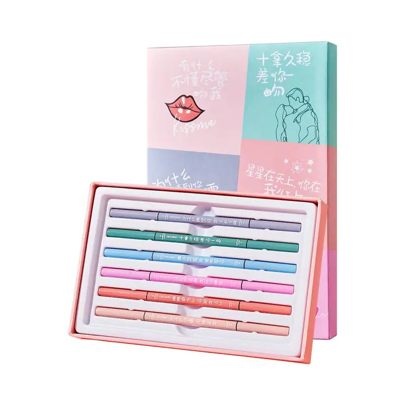 Карандаш для бровей двухсторонний трехмерный карандаш с воздушной подушкой