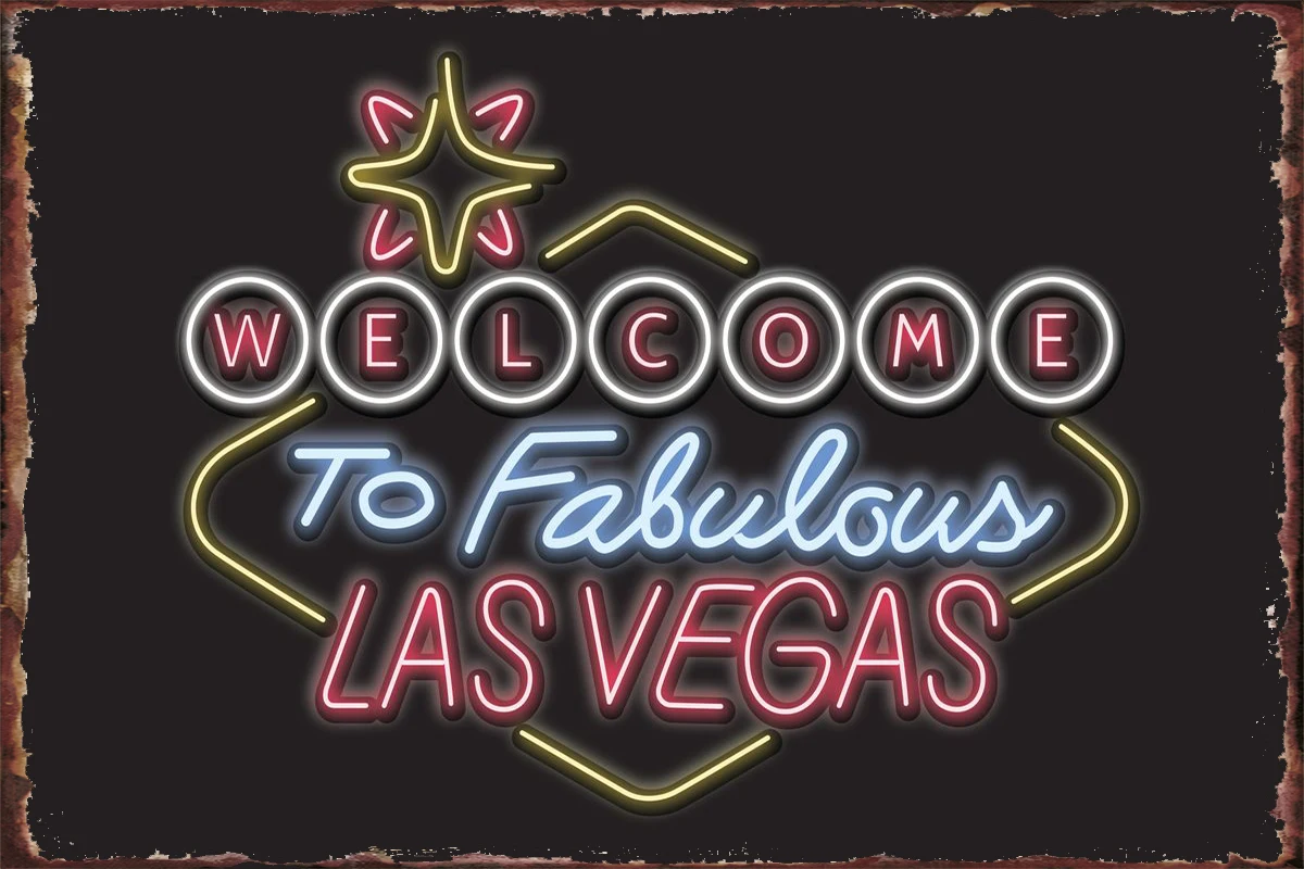 

Неоновая винтажная металлическая вывеска Лас-Вегас жестяные таблички декор для стен декор для комнаты ретро для творчества дома клуба мужс...