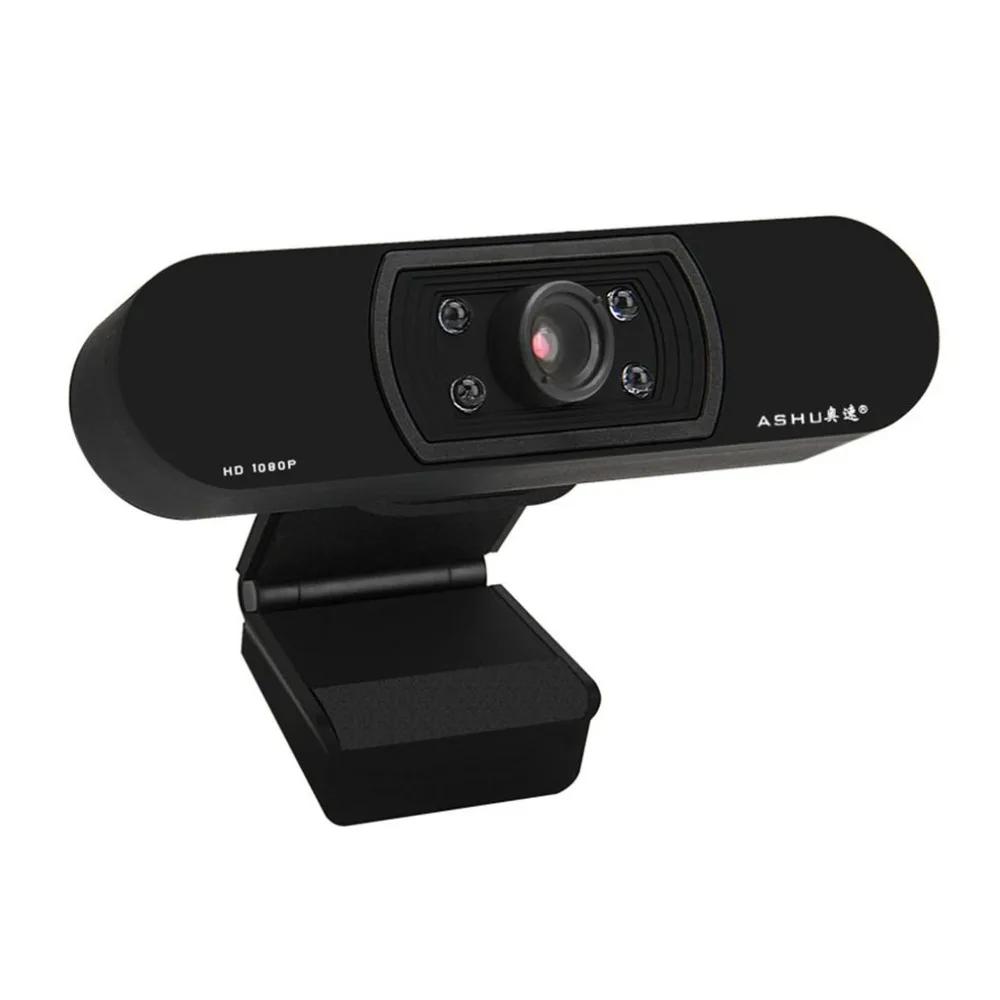 1080P USB2.0 веб-камера Широкая совместимость Авто фокус компьютер ноутбук веб-камеры с микрофоном шумоподавления