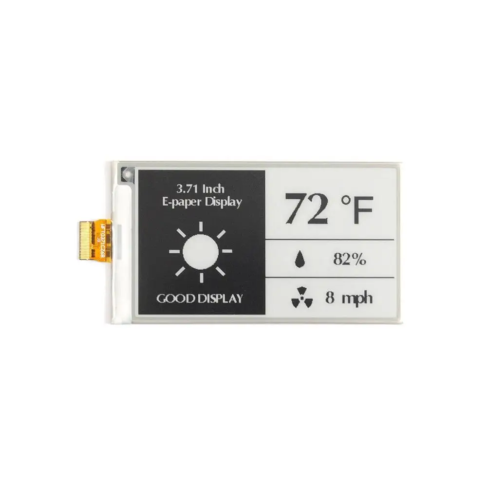 Дисплей для электронной бумаги 3 71 дюйма SPI STM32 GDEW0371W7 с разъемом купить экран