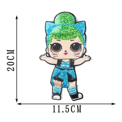 6 шт. оптовая продажа модная Аппликация DIY Водорастворимая Вышивка костюм