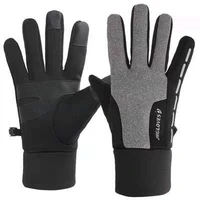 waterproof cycling gloves mens touch screen winter gloves women velvet driving non slip motorcycle male black color warm gloves
