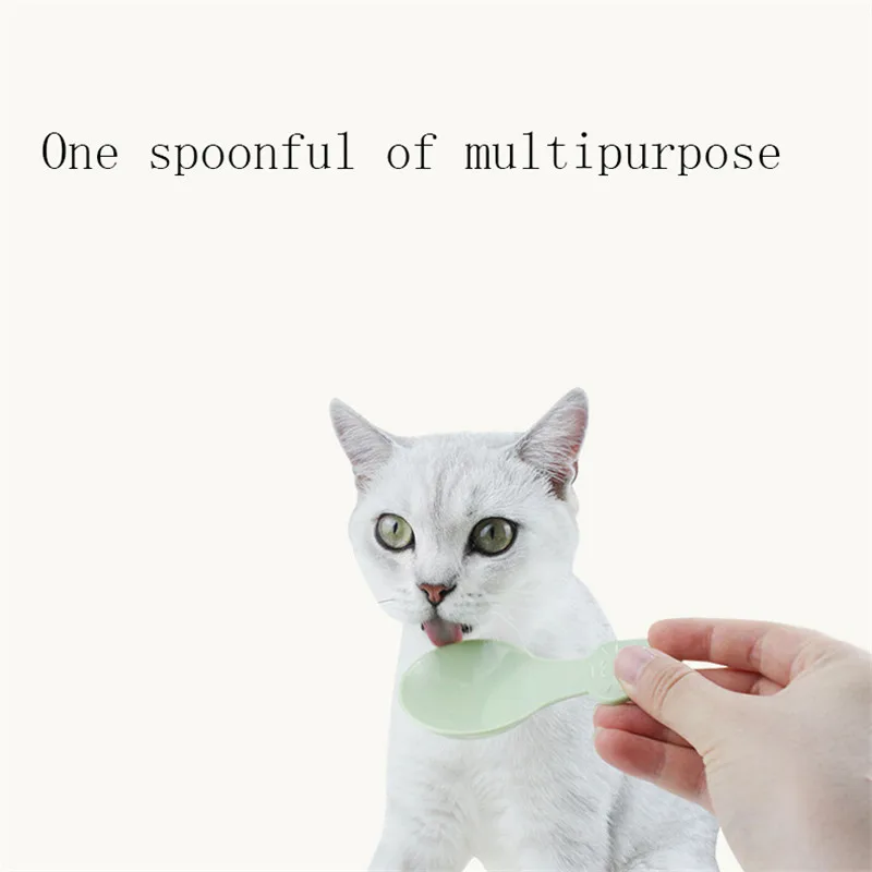 1 шт. пластиковая ложка для кормления домашних животных|Кормление собаки| |