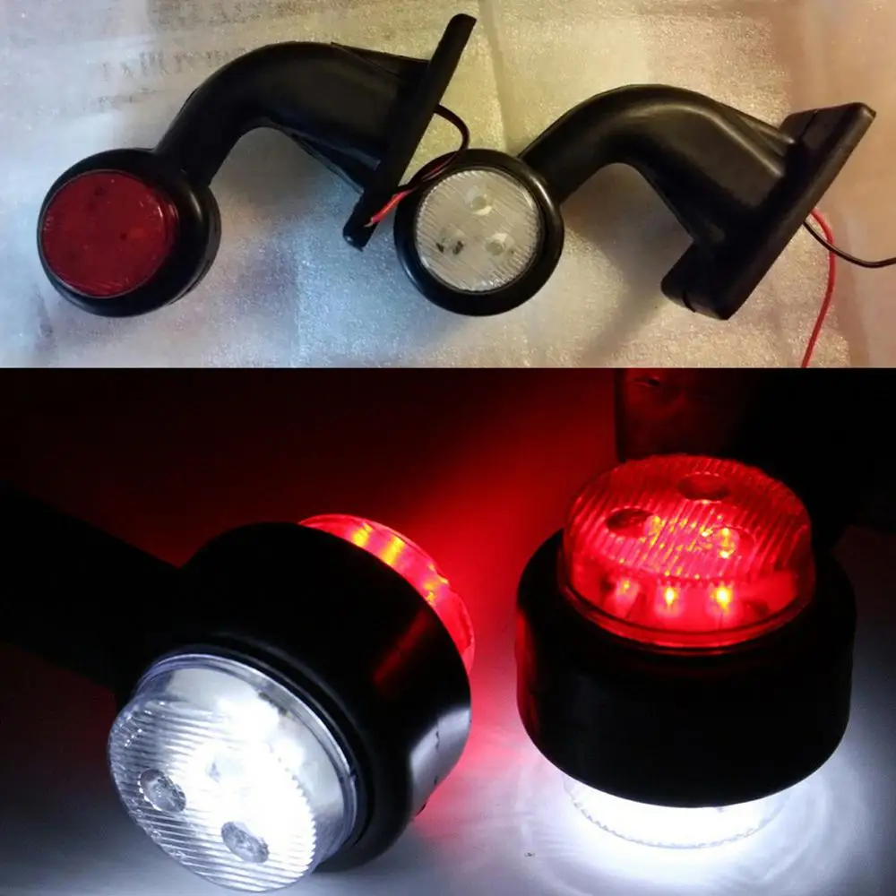 2 светодиодный т. Автомобильные светодиодные габаритные огни 10 30 в|Сигнальная