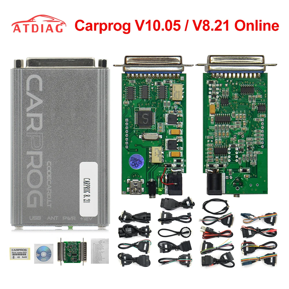 2021 Carprog V8.21 Online с keygen Car Prog V10.93 ECU чип тюнинг универсальный инструмент для ремонта 21