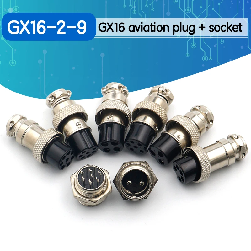 GX16 2/3/4/5/6/7/8 авиационная вставка мужского и женского пола контактный разъем