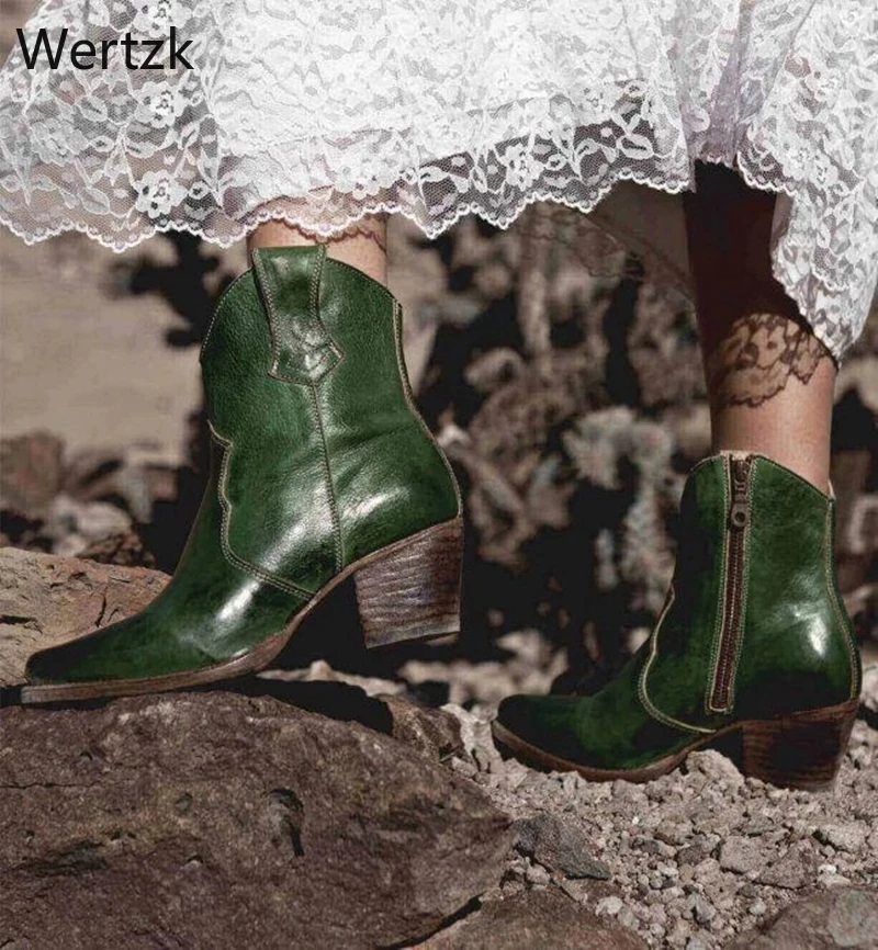 Женские ботинки ботильоны в римском стиле повседневные с острым носком сезон