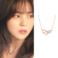beauty for women men han so hee neverthele same necklace neck high quality clavicle chain choker