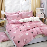lovely cat baby bedding sets childrens dormitory bedding set bed sheet quilt cover pillow case pillowcase bed clothes x01a