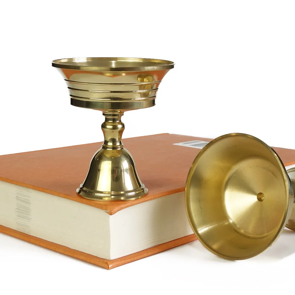 Латунный Подсвечник kaarsont декоративный подсвечник с тибетской масляной лампой