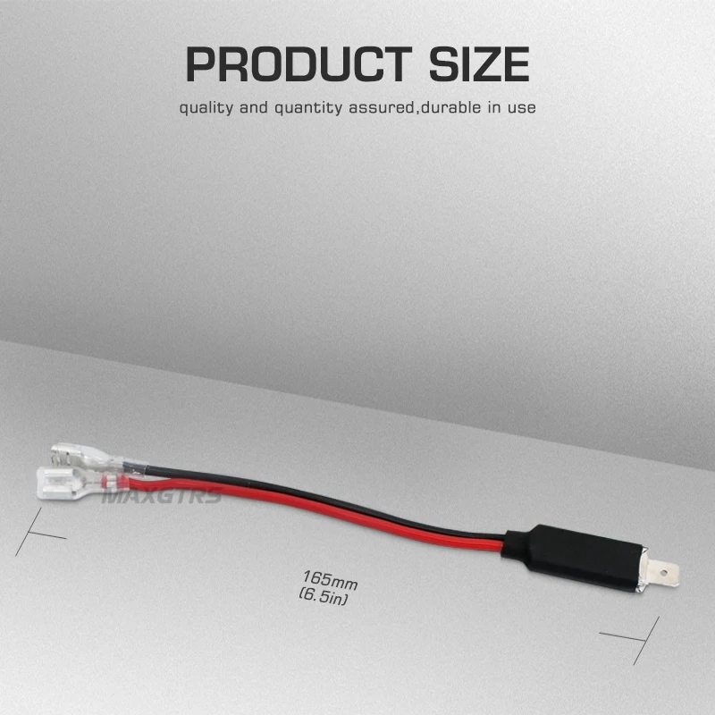 2 шт. H1 светодиодная сменная лампа одиночный диод конвертер проводка