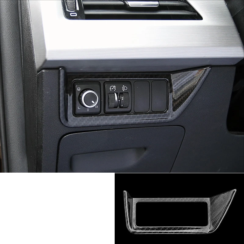 Lsrtw2017 углеродное волокно Abs Автомобильная фара заднего вида рамка отделка для Geely