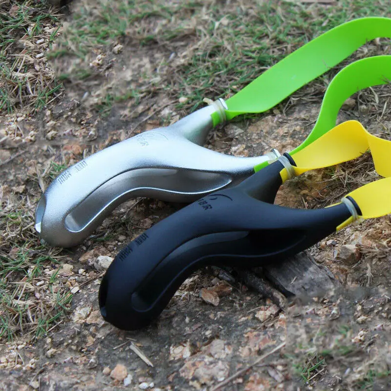 Outdoor Hunting Recurve Slingbow Powerful Slingshot Archery Catapult Bow Flat Rubber Band Shooting Target Huntingbow