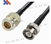 wholesale 5pcs rf connector n female to bnc male type rg58 pigtail cable 50cm