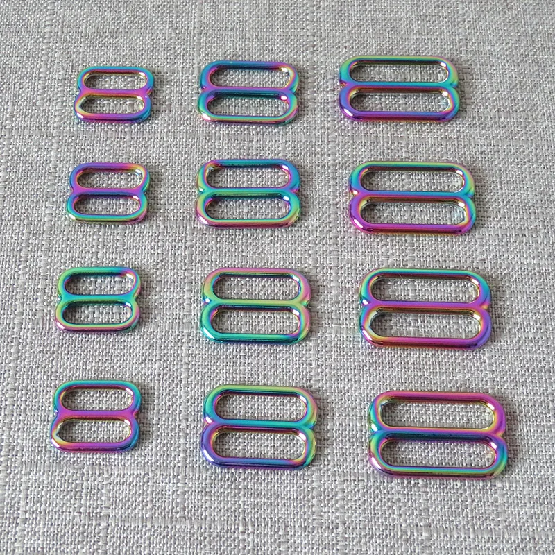 100 шт. 15 мм 20 25 металлический ремешок для регулировки сумки ошейника собаки кошки